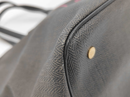 BVLGARI Weekend Correzione PVC Grey Tote Bag