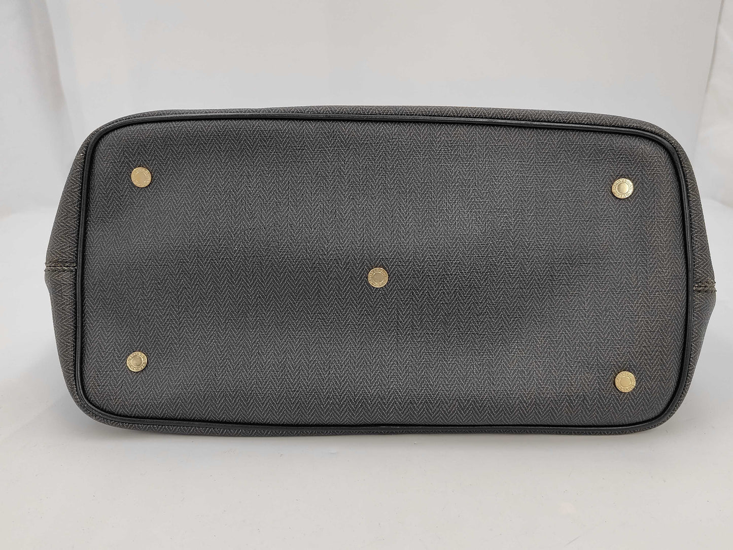 BVLGARI Weekend Correzione PVC Grey Tote Bag