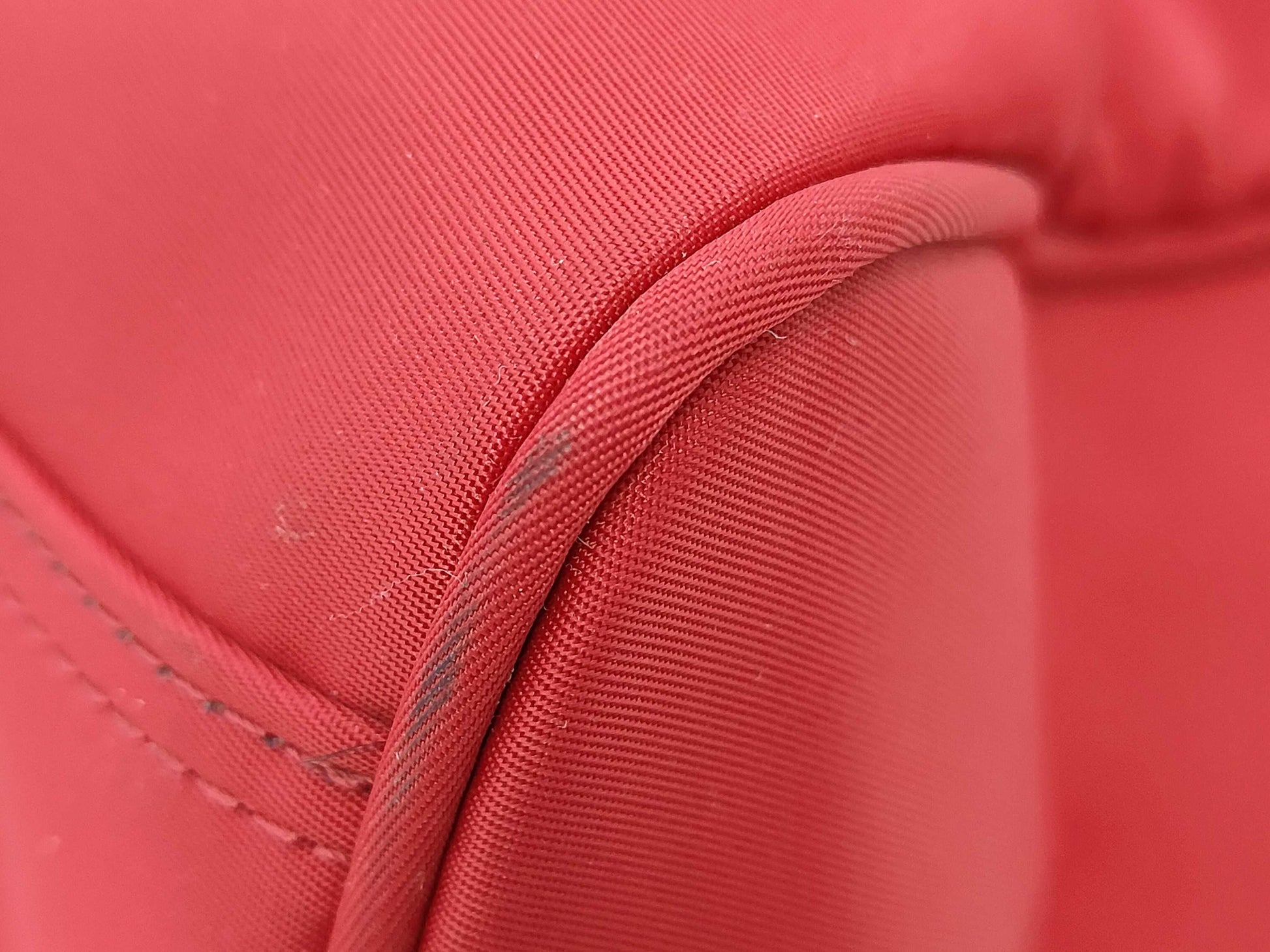 BURBERRY Golf Nylon Red Boston Bag