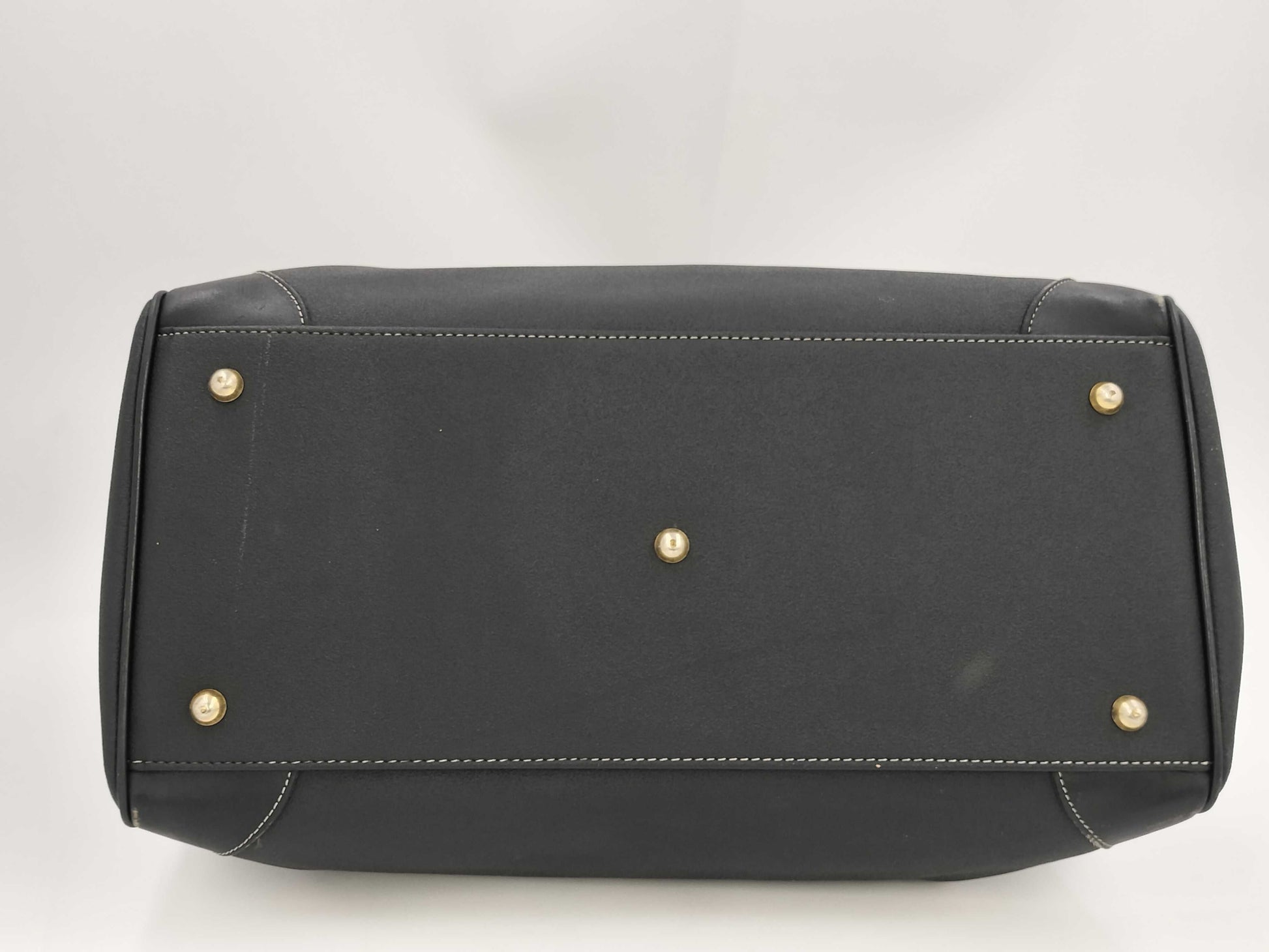 BURBERRY Leather Black Boston Bag