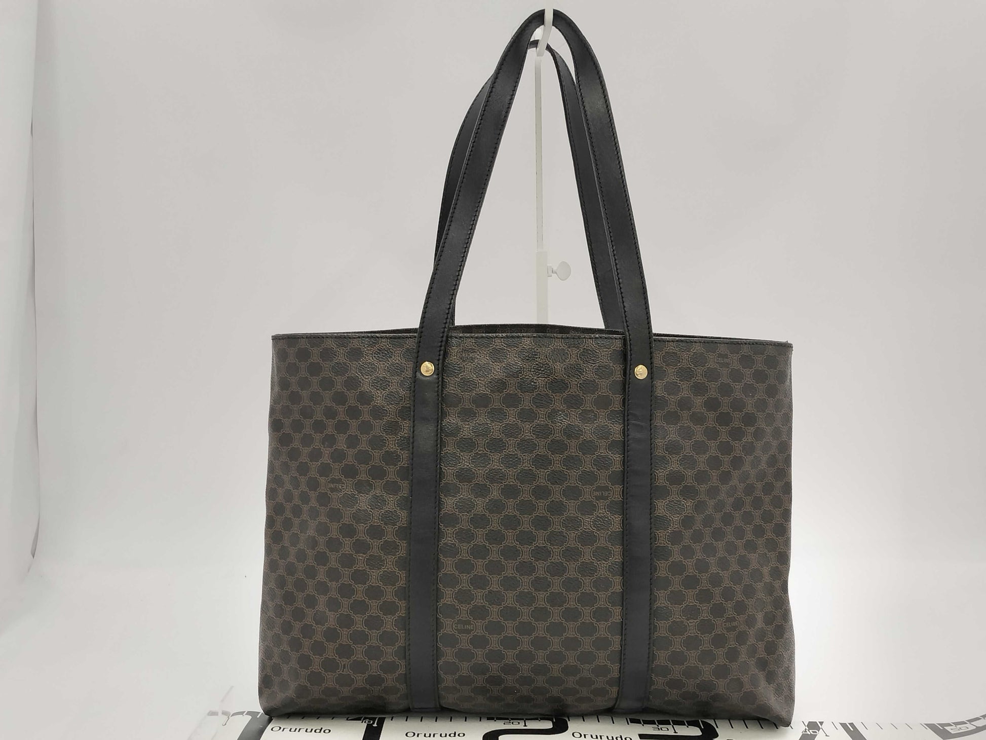 CELINE Macadam PVC Black Tote Bag