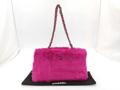 CHANEL CHANEL Fur Chain Shoulder Bag Shoulder Bag