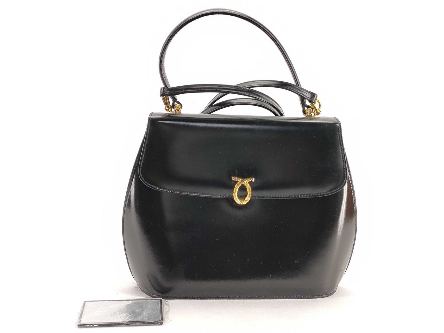 Launer London 2way Handbag Gold Handbag