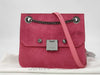 JIMMY CHOO Suede Pink Shoulder Bag