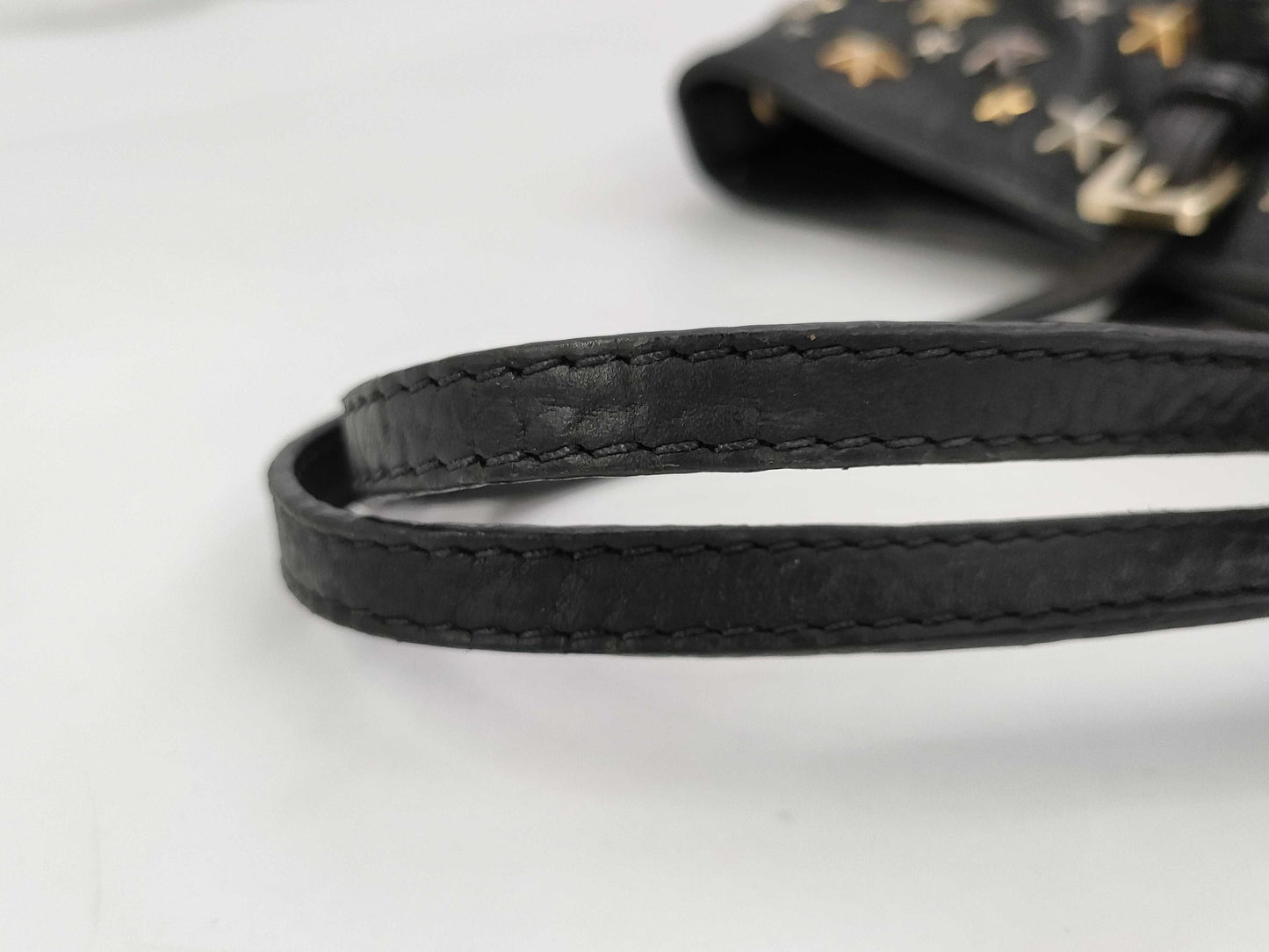 JIMMY CHOO Studded Black Tote Bag