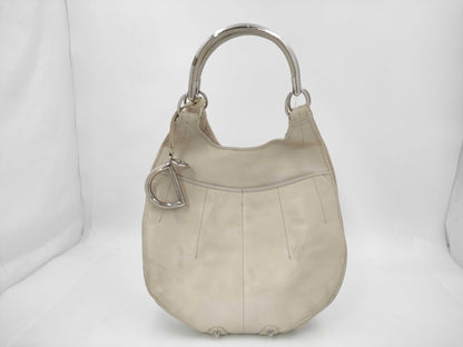 Dior D-Fittings White Handbag