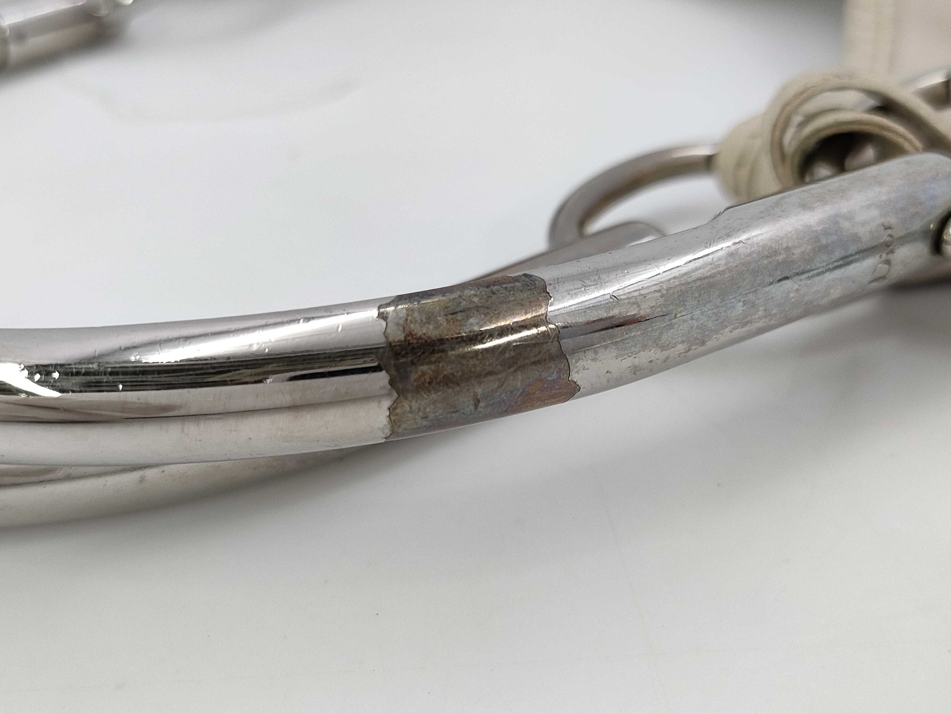 Dior D-Fittings White Handbag