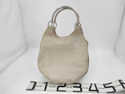 Dior D-Fittings White Handbag