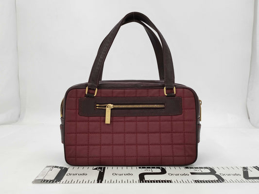 CHANEL Chocolate Bar Handbag Bordeaux Bag