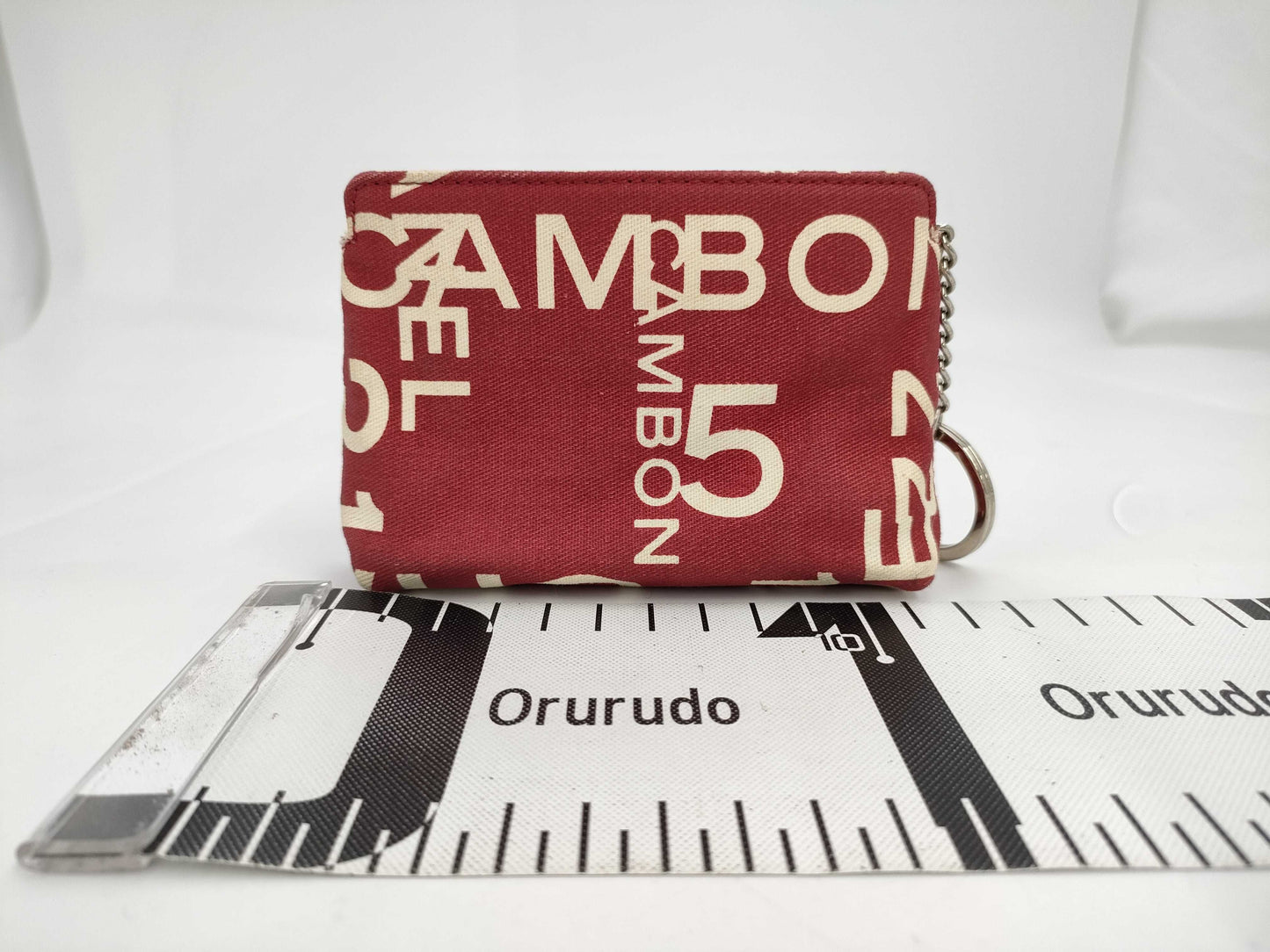 CHANEL Bicy Coin Case Red Pouch