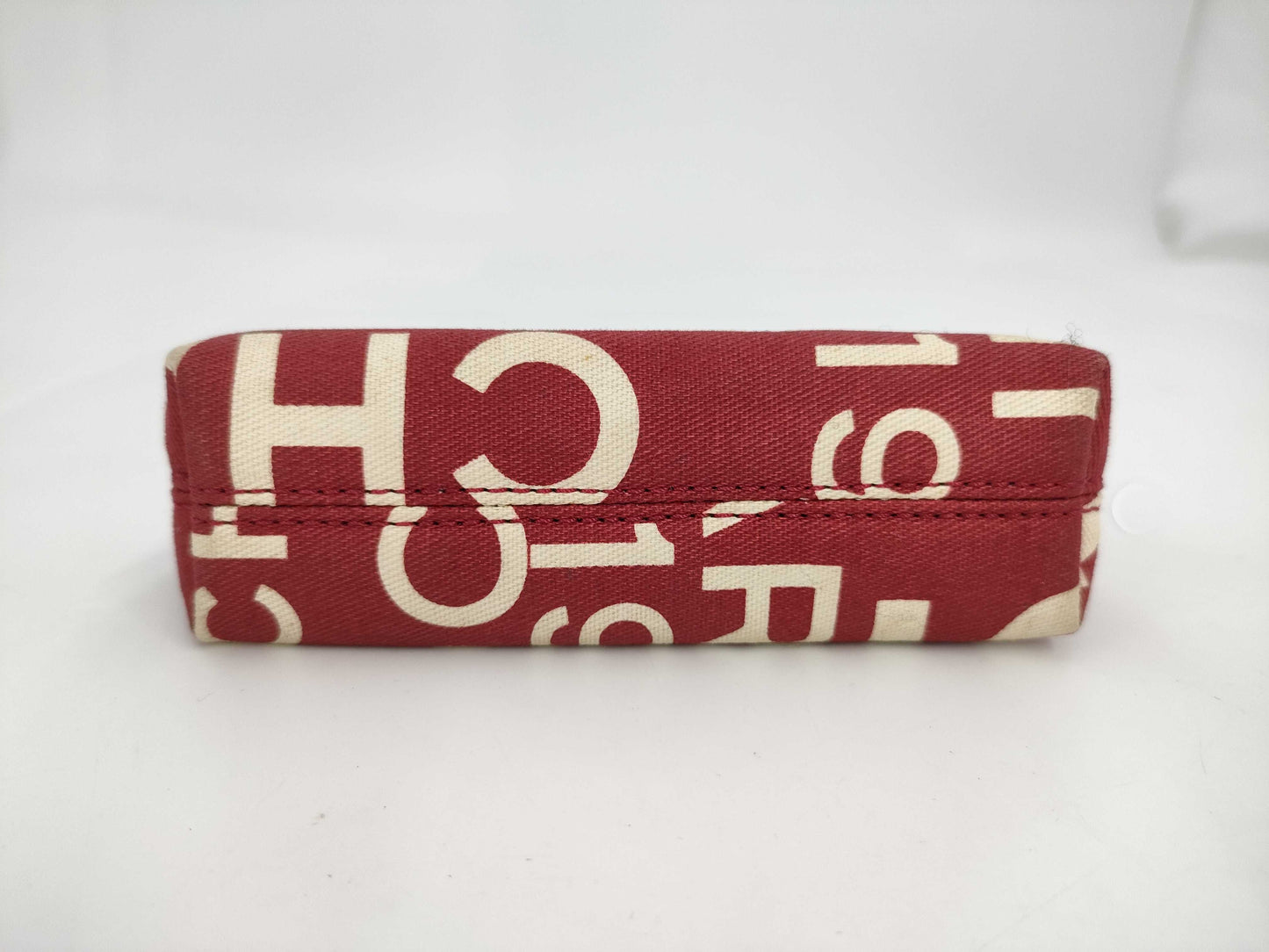 CHANEL Bicy Coin Case Red Pouch