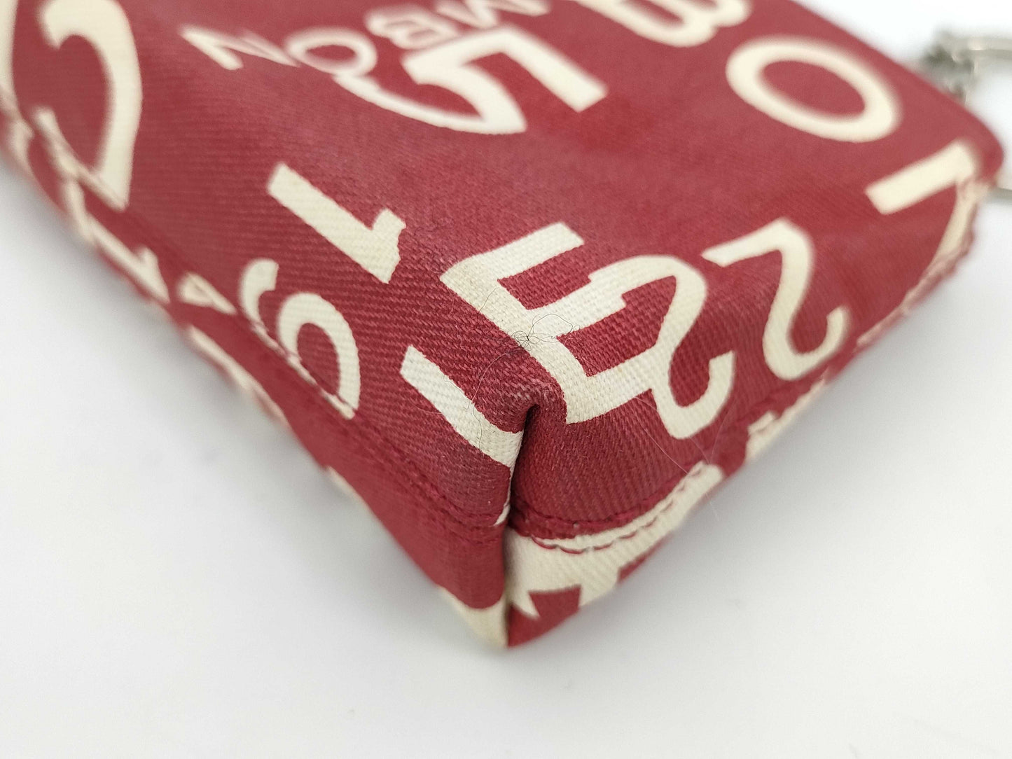 CHANEL Bicy Coin Case Red Pouch