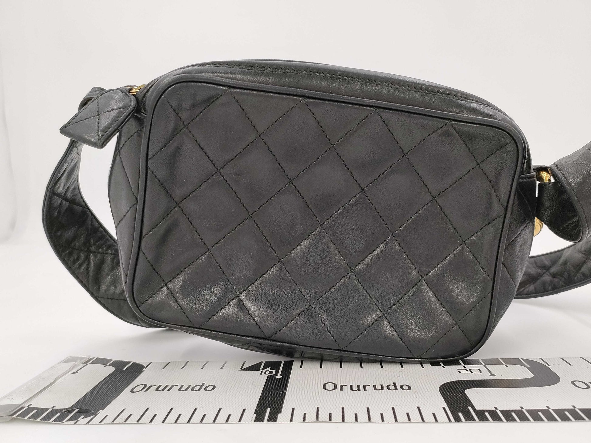 CHANEL Camera Black Shoulder Bag