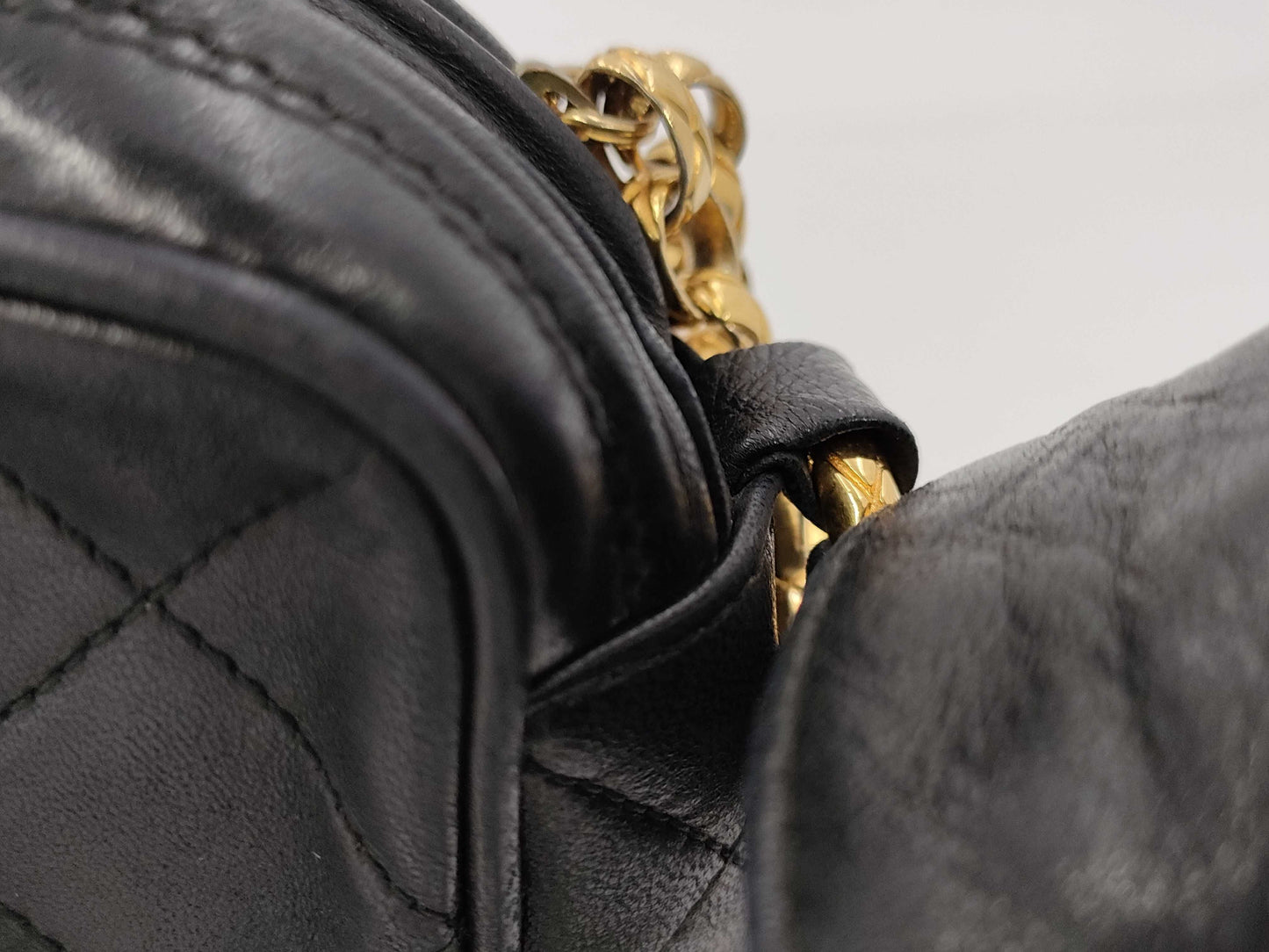 CHANEL Camera Black Shoulder Bag