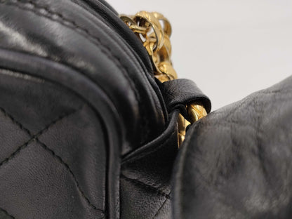 CHANEL Camera Black Shoulder Bag