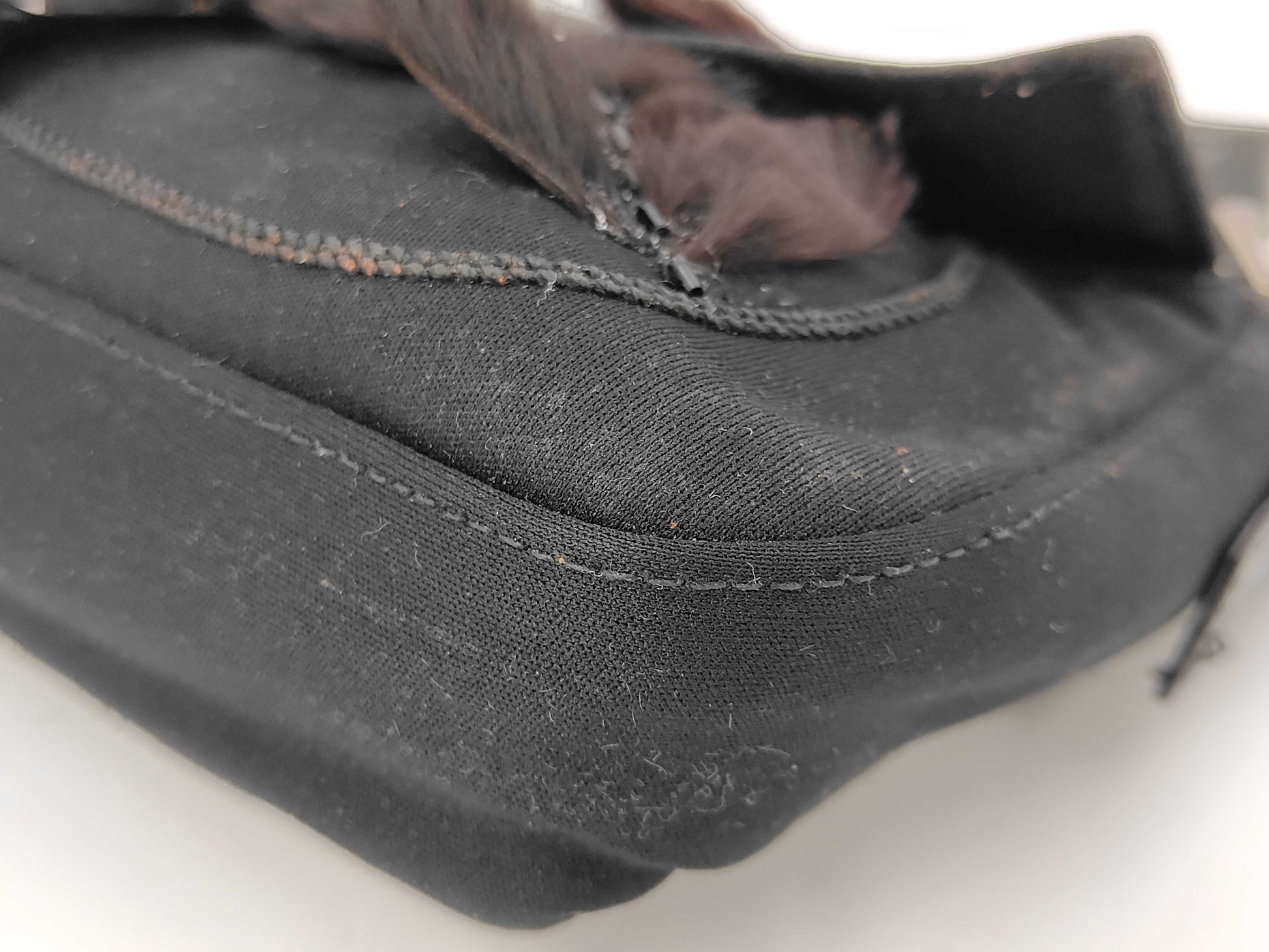 FENDI Floral Rhinestone Mamma Bucket Handbag