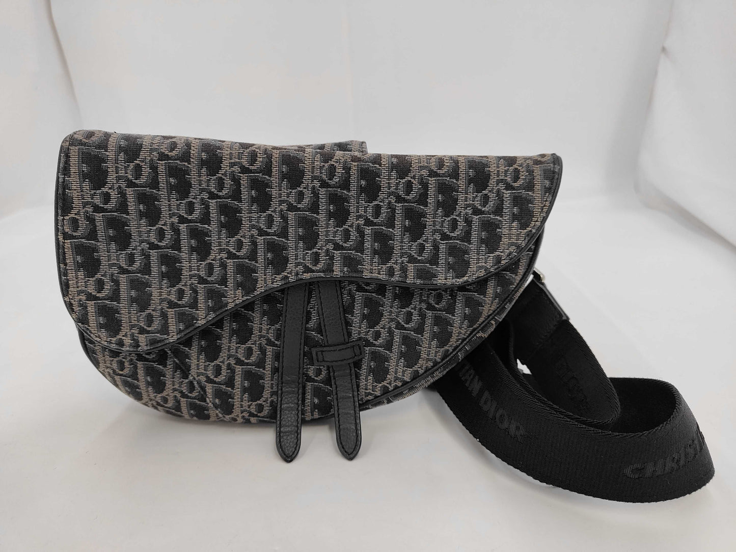 Dior Christian Dior Trotter Saddlebag Shoulder Bag