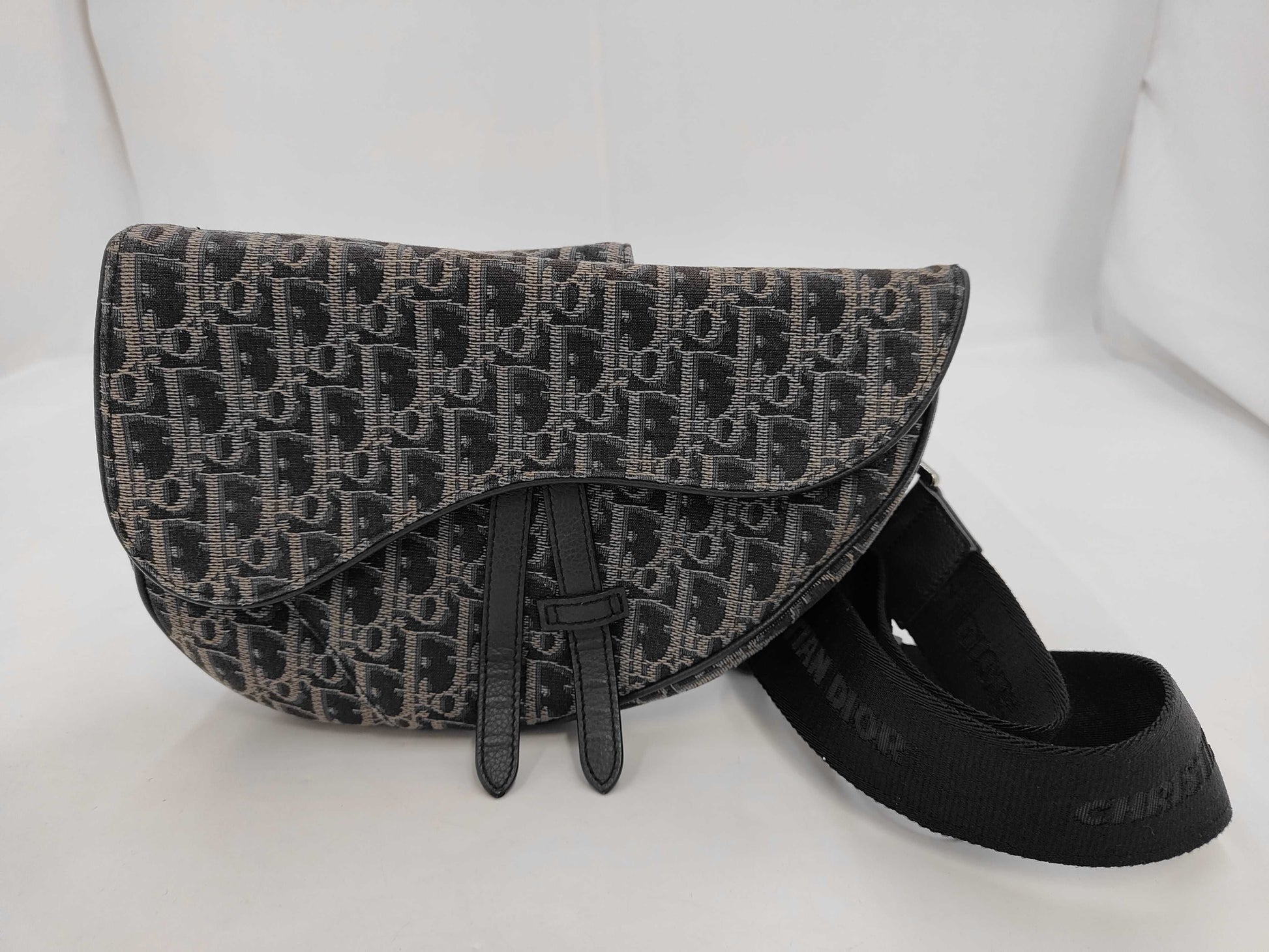 Dior Christian Dior Trotter Saddlebag Shoulder Bag