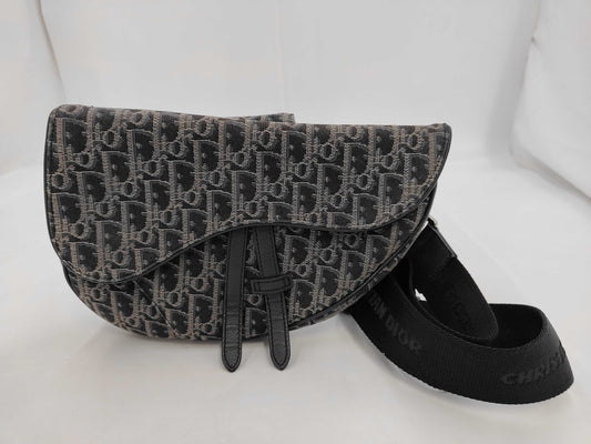 Dior Christian Dior Trotter Saddlebag Shoulder Bag