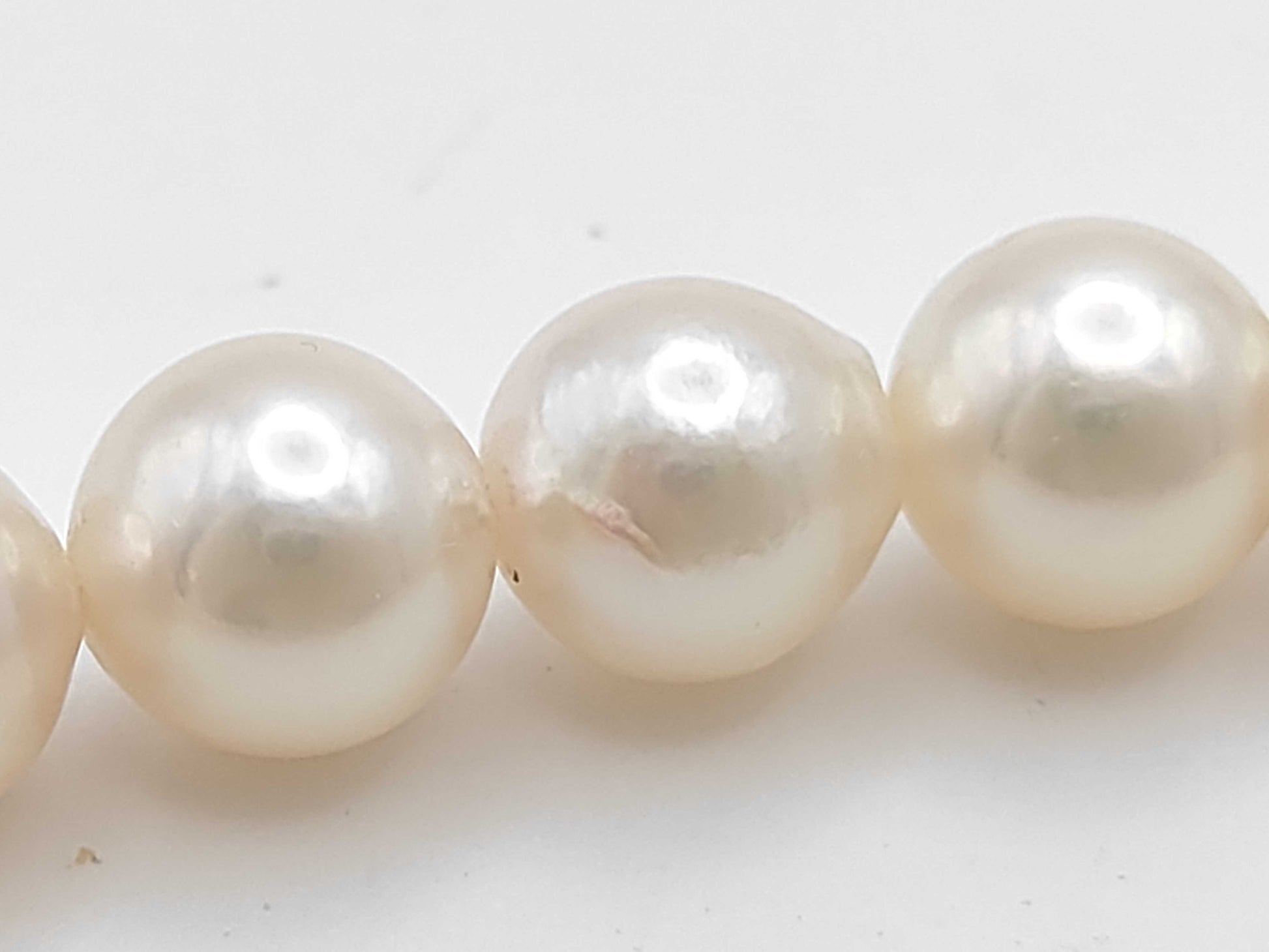 Akoya Pearl Diameter Approx. 7.0-7.5mm SV 31.2g Necklace 