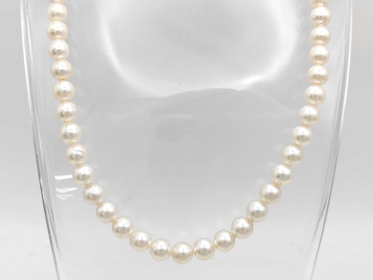 Akoya Pearl Diameter Approx. 7.0-7.5mm SV 31.2g Necklace 