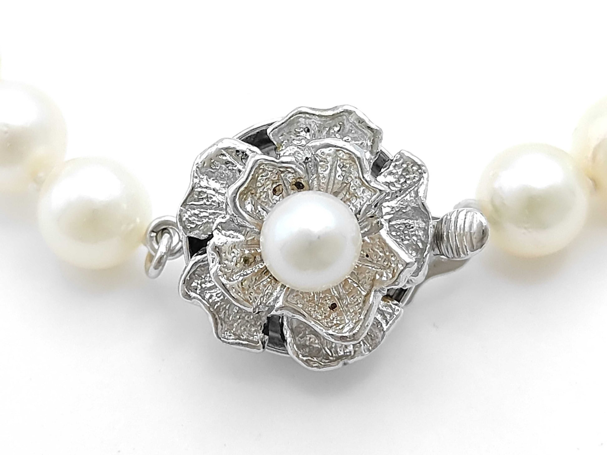 Pearl Diameter Approx. 6.5-6.6mm SV 13.1g Bracelet Bangle 