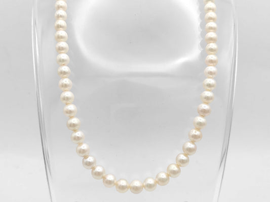 Pearl Diameter Approx. 6.5-6.9mm SV 28.9g Necklace 