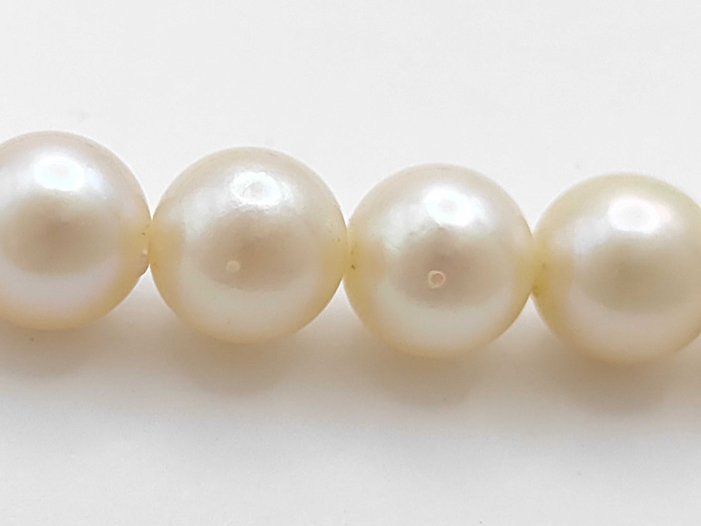 Pearl Diameter Approx. 7.1-7.5mm SV 30.6g Necklace 