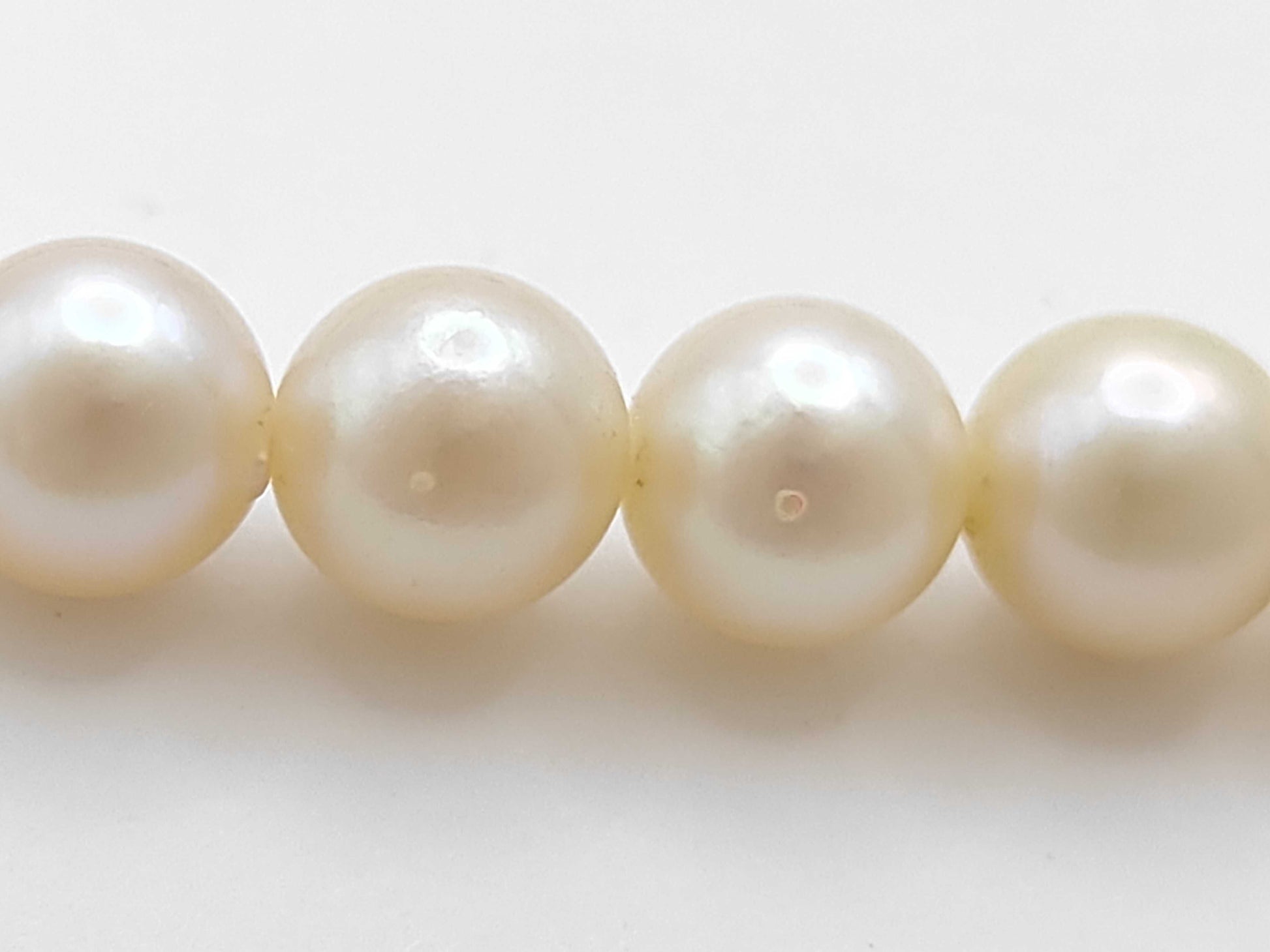 Pearl Diameter Approx. 7.1-7.5mm SV 30.6g Necklace 