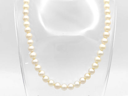 Pearl Diameter Approx. 7.1-7.5mm SV 30.6g Necklace 