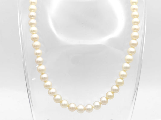 Pearl Diameter Approx. 7.1-7.5mm SV 30.6g Necklace 