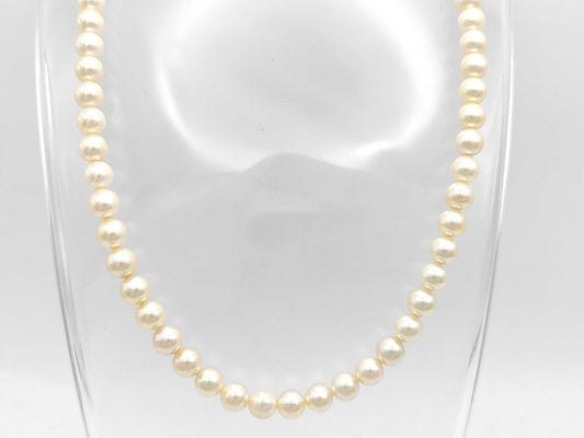 Pearl Diameter Approx. 6.5-6.9m SV 27.9g Necklace 
