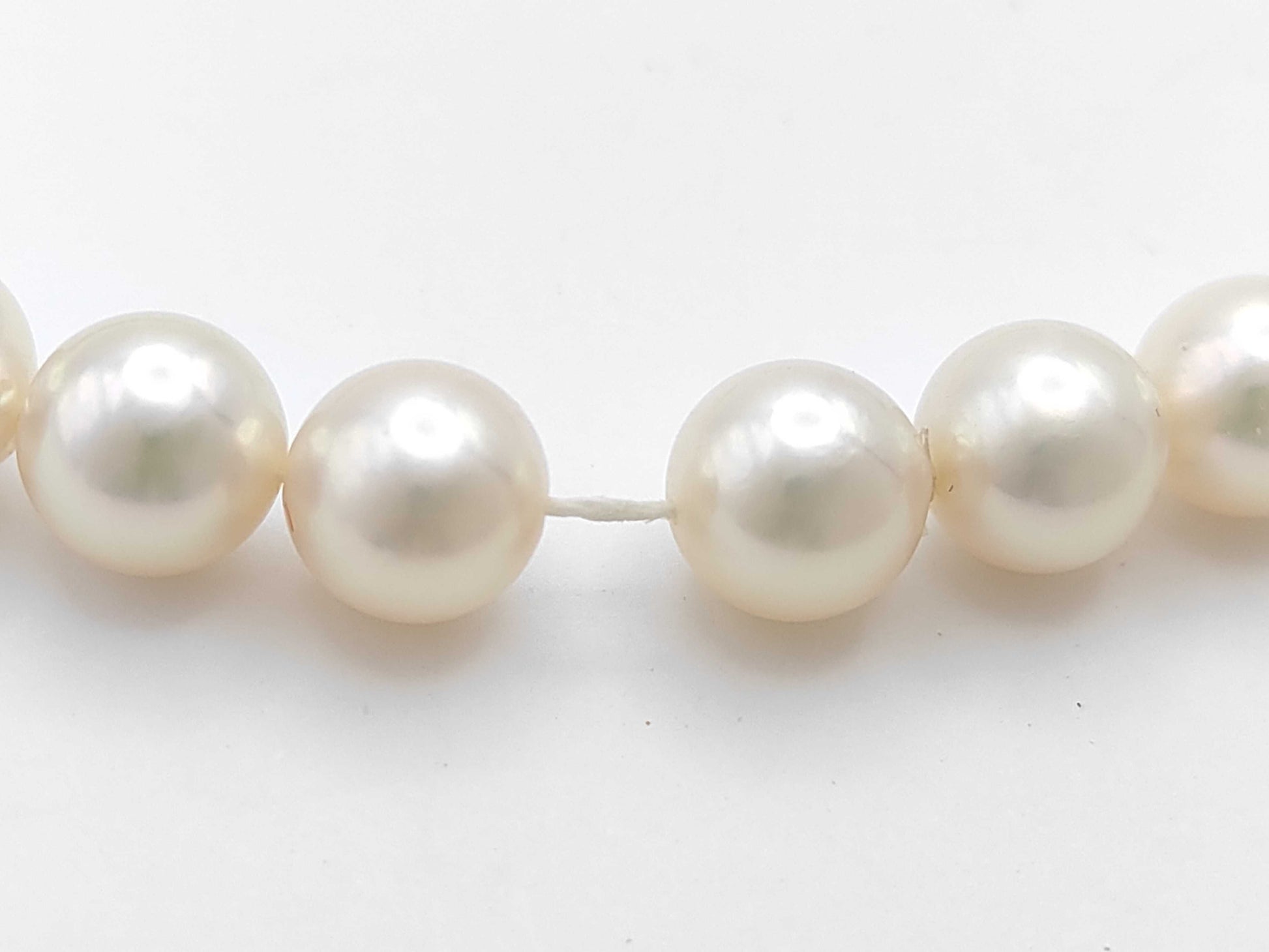 Akoya Pearl Diameter Approx. 7.4-7.8mm SV 370g Necklace 