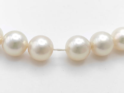 Akoya Pearl Diameter Approx. 7.4-7.8mm SV 370g Necklace 