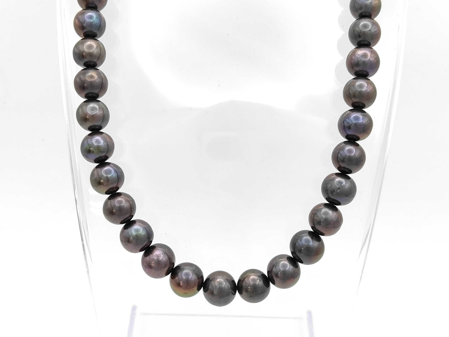 Semi-round pearl diameter approx. 10.3-11.1mm SV 66.5g Necklace 