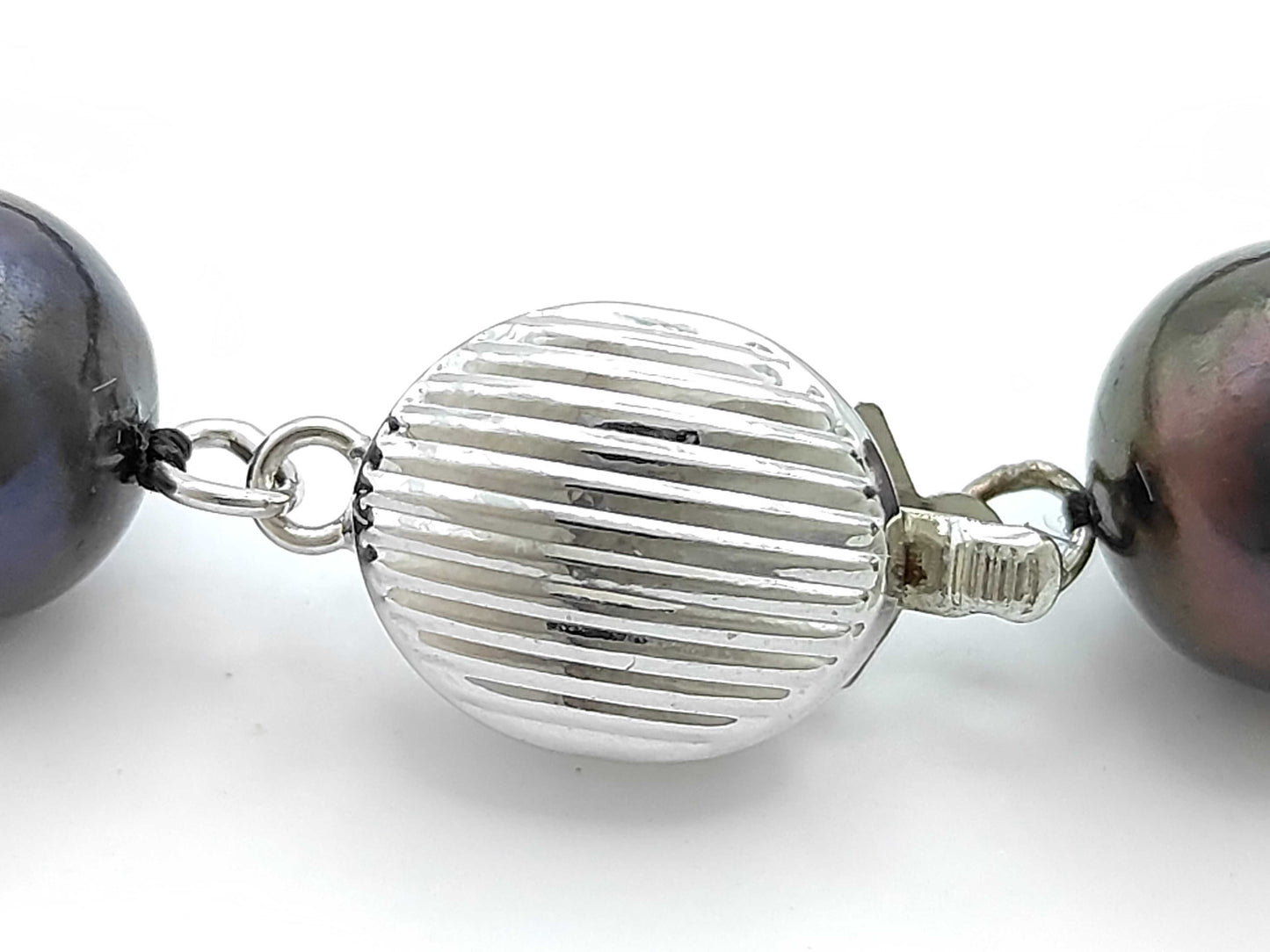 Semi-round pearl diameter approx. 10.3-11.1mm SV 66.5g Necklace 