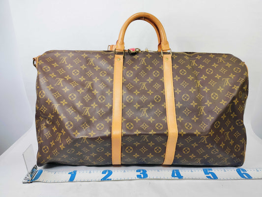 LOUIS VUITTON Monogram Vuitton Monogram Boston Back Boston Bag with Shoulder