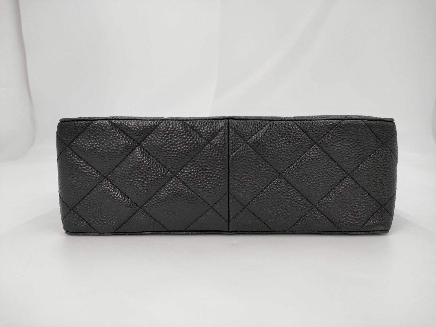 CHANEL Caviar Skin Matlasse Shoulder Bag