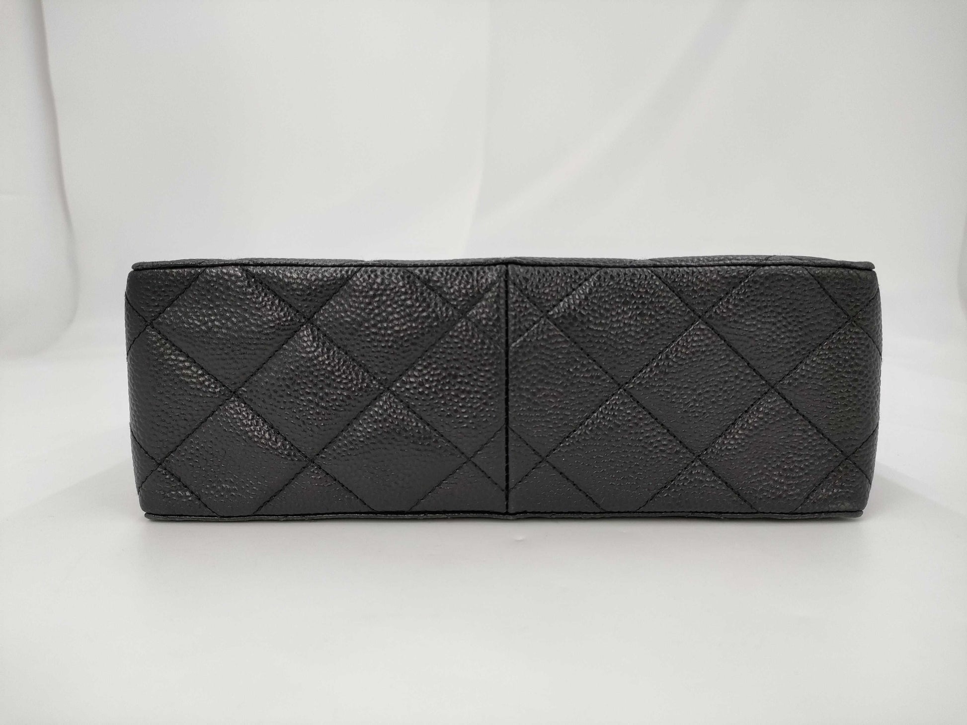 CHANEL Caviar Skin Matlasse Shoulder Bag