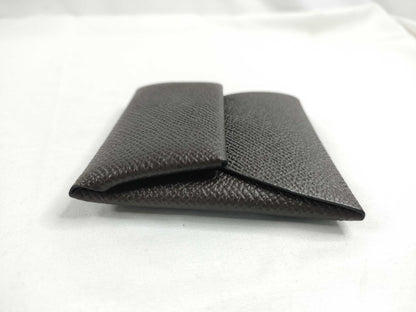 HERMES Coin Case Epson Braun Coin Case