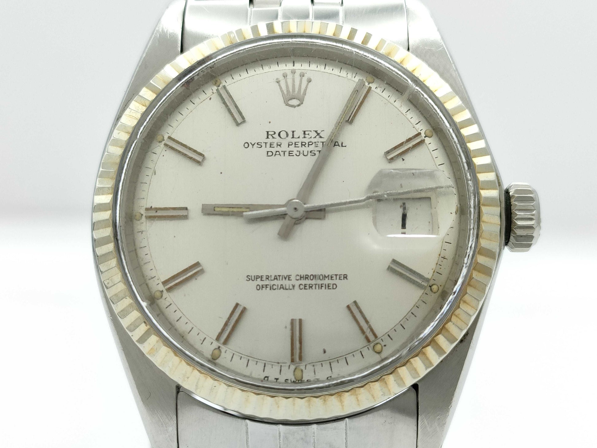 ROLEX 1601 Silver Dial Jubilee Breath Boys Watch