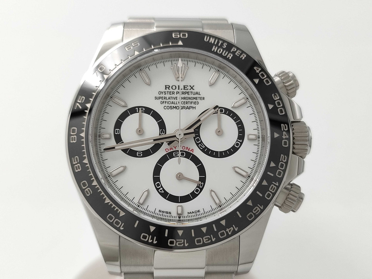 ROLEX 126500LN 477022V7 White Dial Oyster Breath Men's Watch