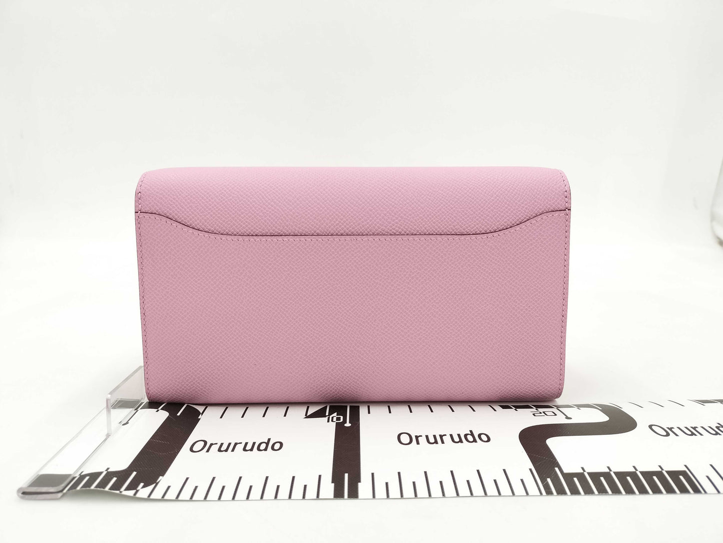 HERMES Constance Long Toe Go Vo Epson Mauve Sylvestre SV Hardware K-Engraved Shoulder Bag