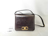 Salvatore Ferragamo Gancini Ferragamo Croco Shoulder Bag
