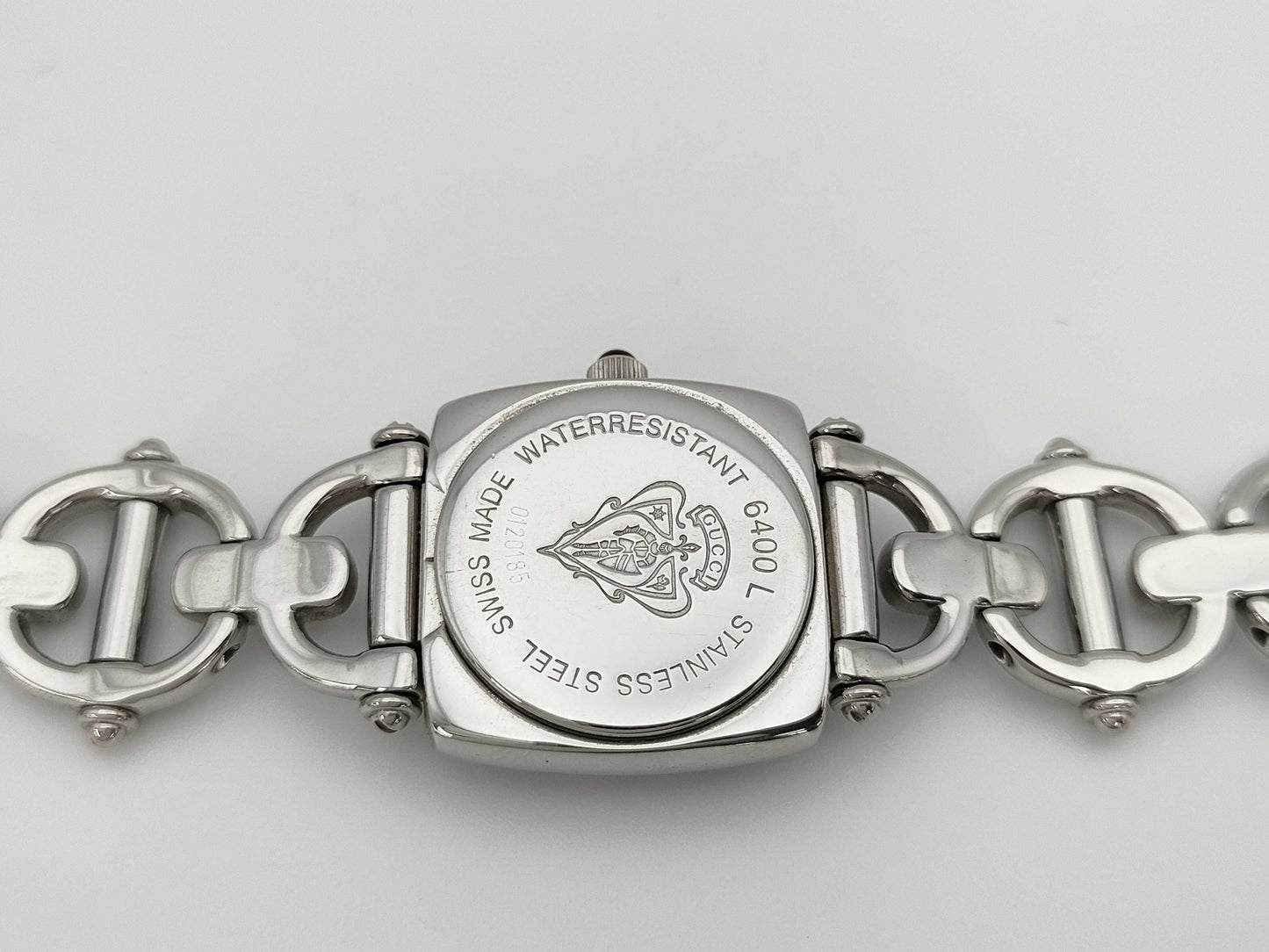 GUCCI 6400L 0120185 Black Dial Quartz Women's Watch