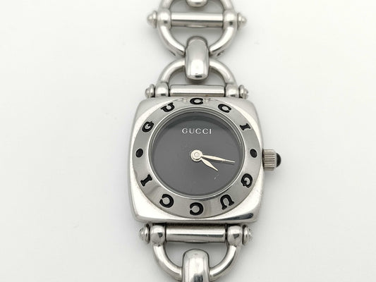 GUCCI 6400L 0120185 Black Dial Quartz Women's Watch