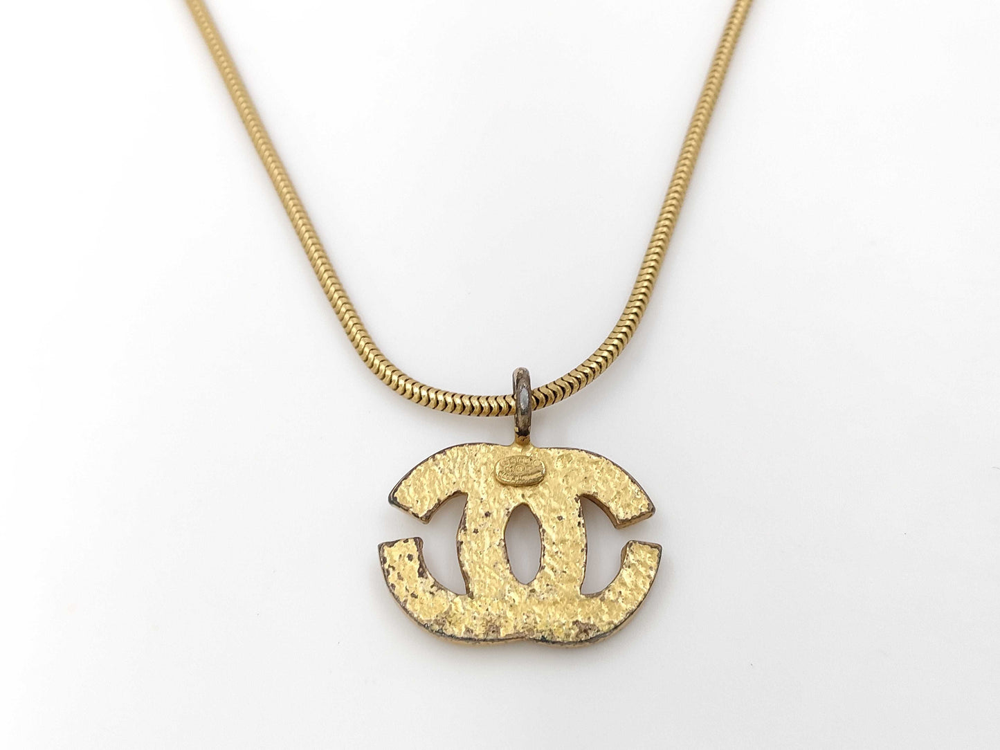 CHANEL CHANEL Deca Coco Mark Necklace Necklace