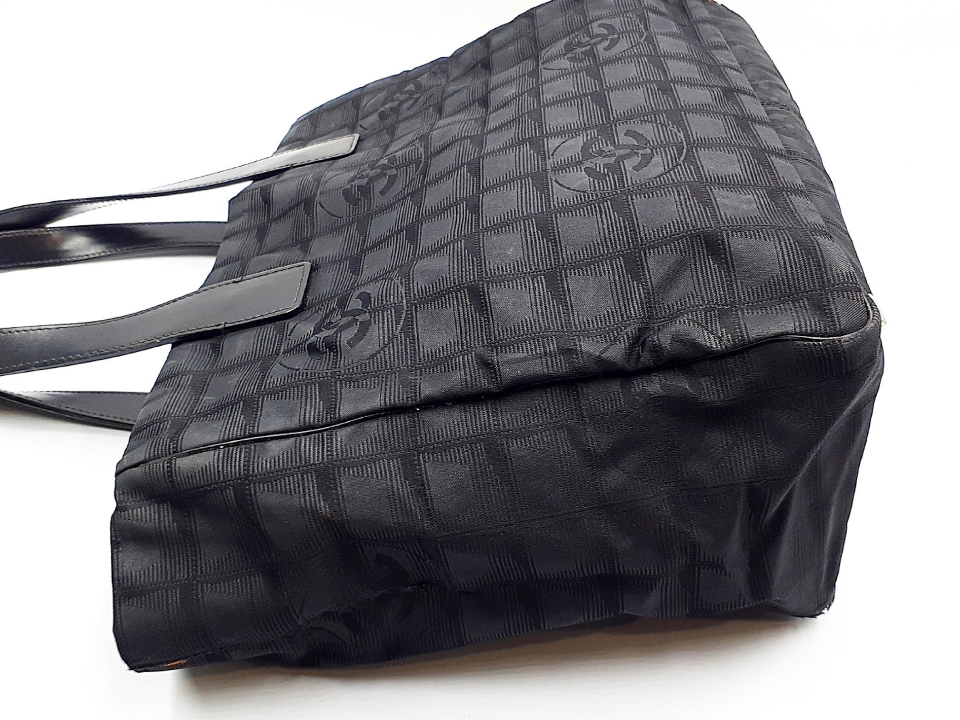 CHANEL New Travel Line All Sealed Black 3-Piece Set Tote Bag