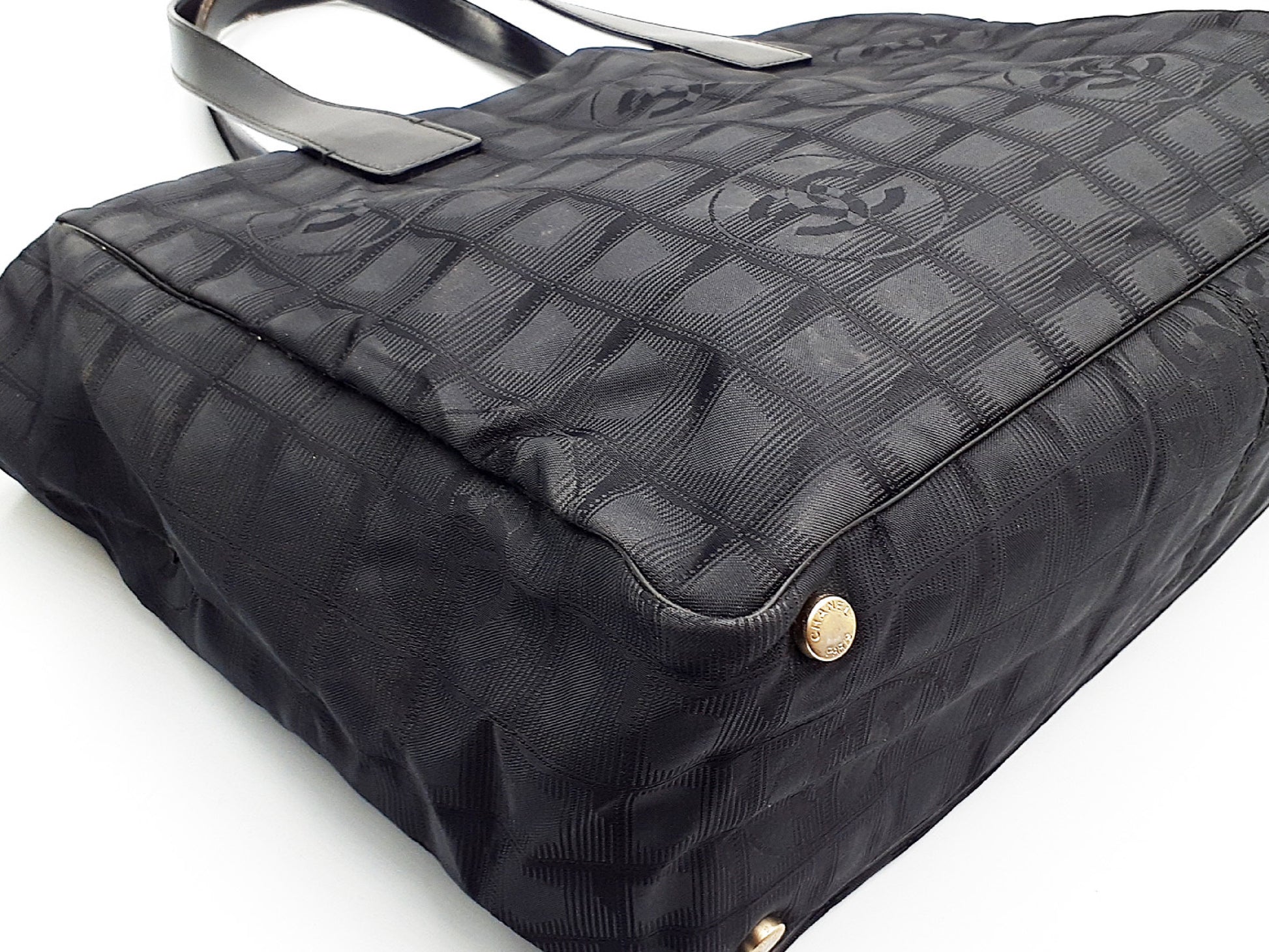 CHANEL New Travel Line All Sealed Black 3-Piece Set Tote Bag