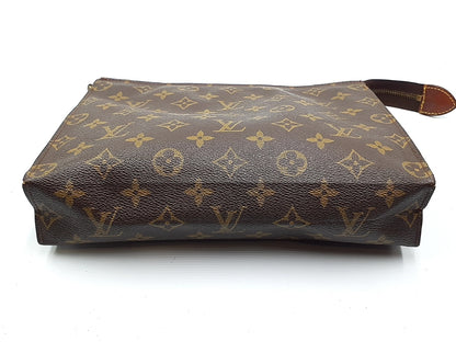 LOUIS VUITTON 4-Piece Set Monogram Pochette Homme Posh Toilette 26 Second Bag